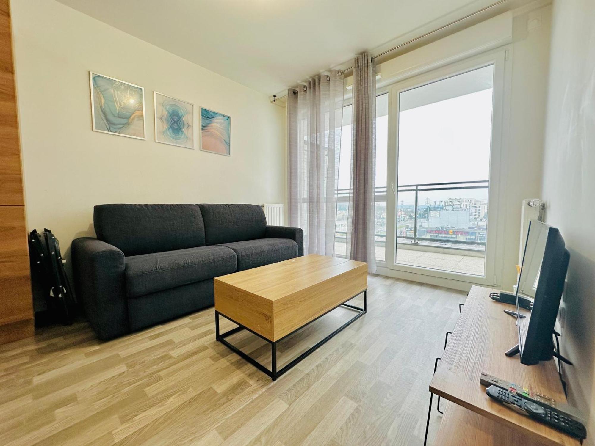 Agreable 2 Pieces Avec Balcon Et Parking Transports By Immo Kit Bnb Sarcelles Dış mekan fotoğraf